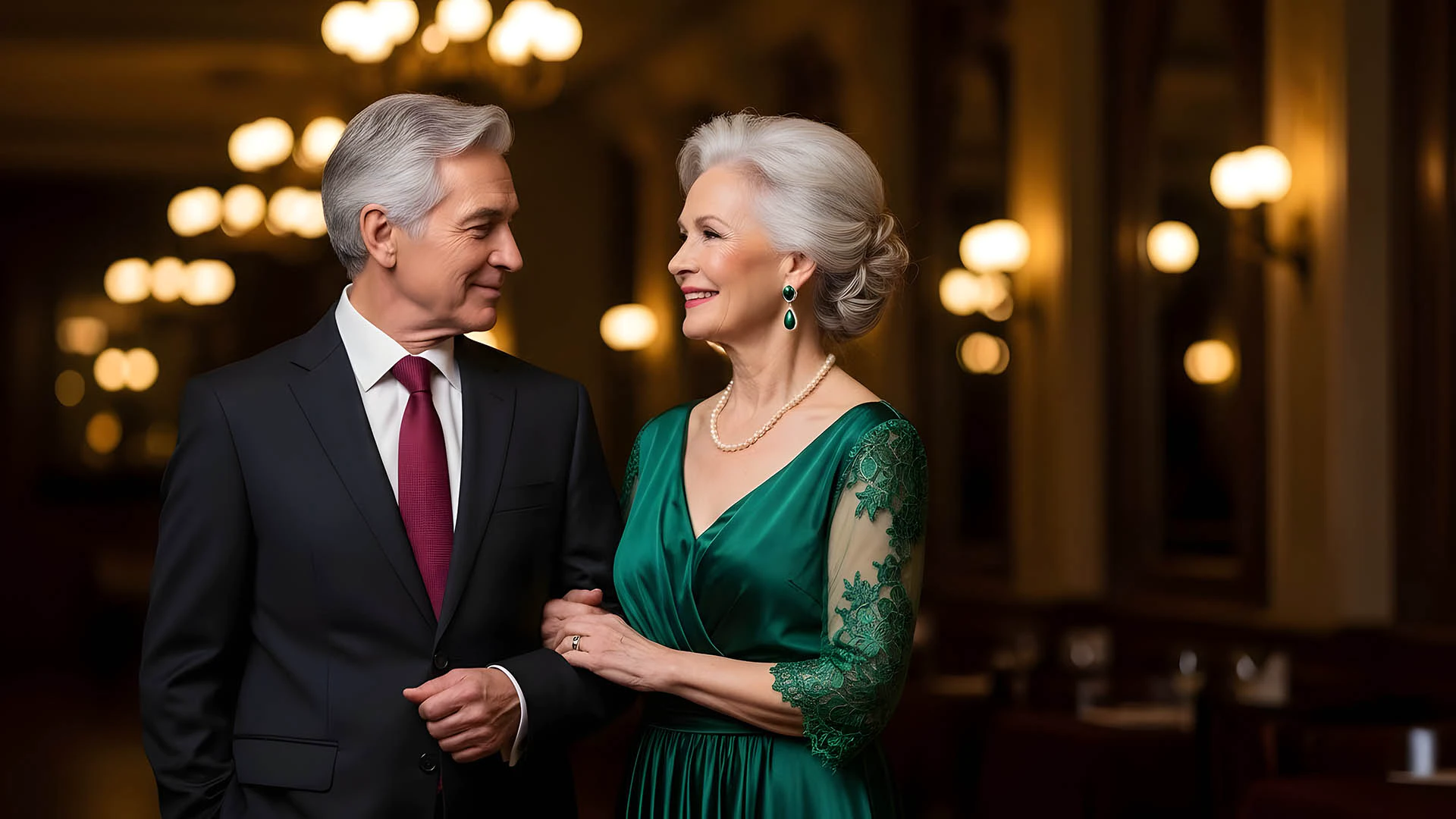 senior elegant party